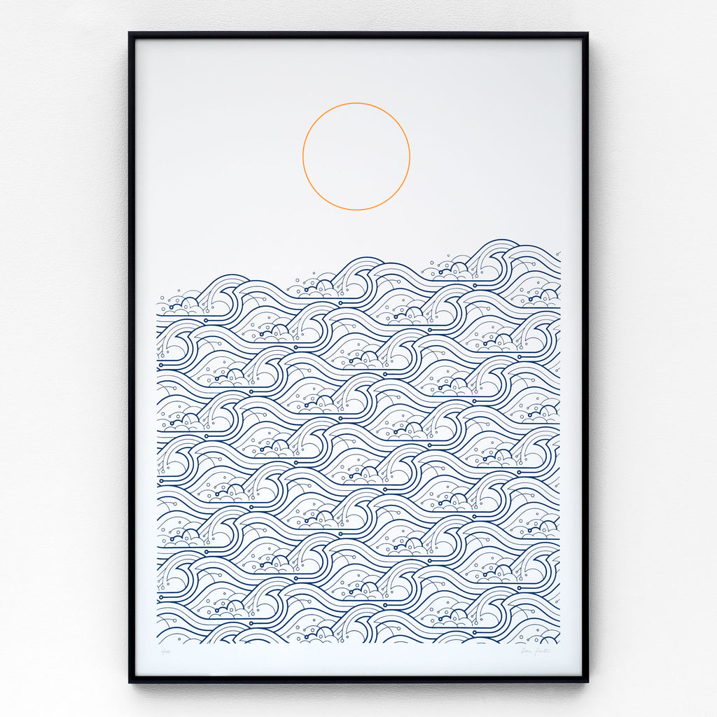 Waves Screen Print
